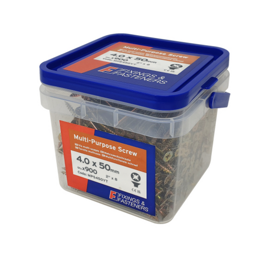 MULTI PURPOSE SCREW ZYP 4.0X50 TUB:900