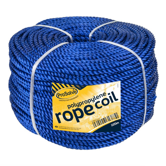 PROSOLVE POLYPROPYLENE ROPE COIL 8MM X 220M
