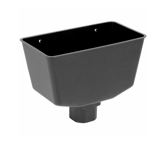 ROUND HOPPER HEAD BLACK
