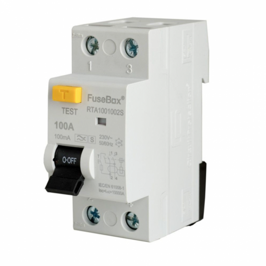 Fusebox Time Delayed Type S RCD 100A 100mA