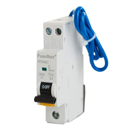 FuseBox 16amp Mini RCBO Type A C Curve RTAMC16