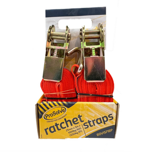 PROSOLVE RATCHET STRAP 2PK 1000KG