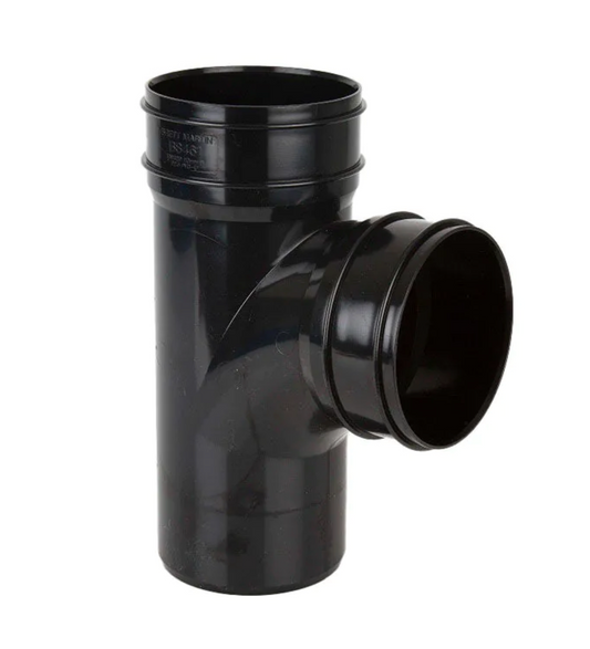 SOLVENT SOIL 92.5 DEG D/S BRANCH BLACK