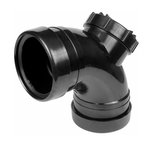 SOLVENT SOIL ACCESS BEND BLACK