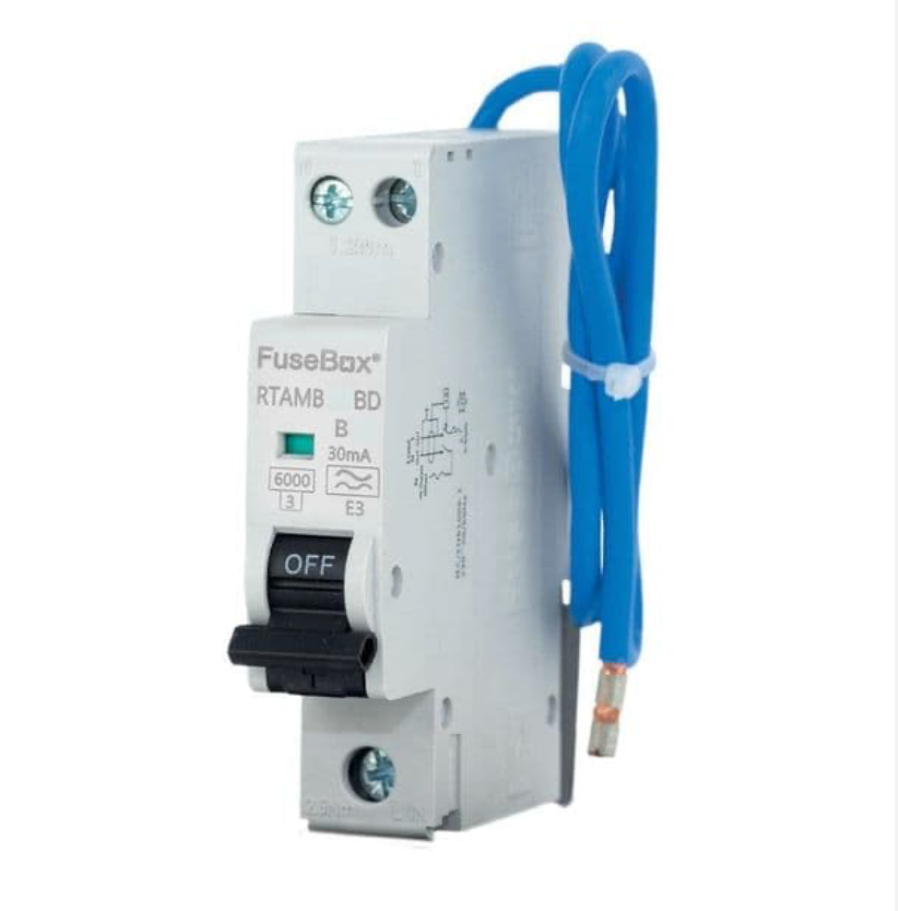 FuseBox 20A Bi-Direction RCBO BCurve 30mA 6kATYPEA