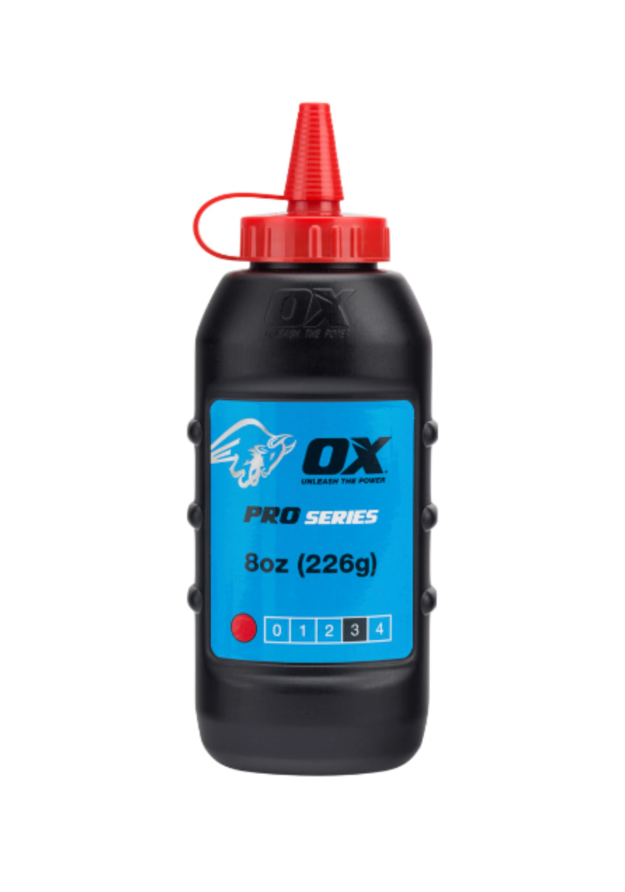 Ox Pro Chalk Refill Red 226g/8oz