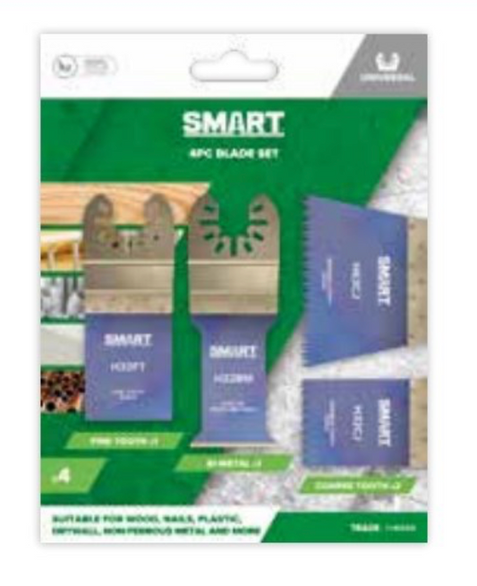 SMART Trade 4 Piece Multi-Tool Accessory Kit