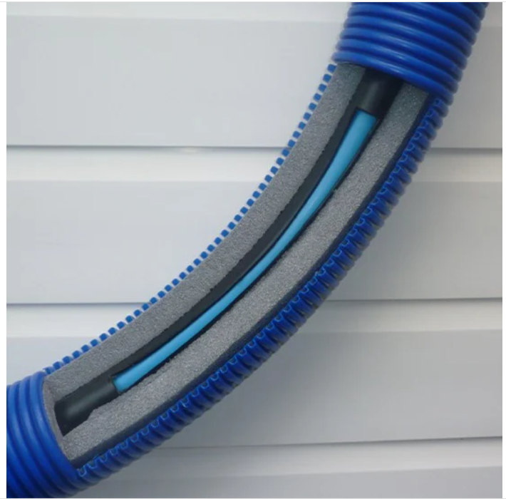 PRE INSULATED BLUE DUCTING 20-25MM