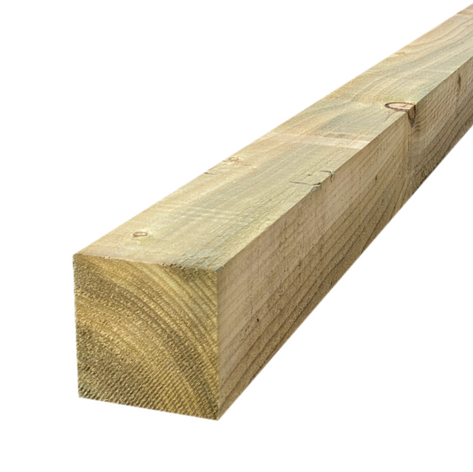 8ft 4x4 Timber post (Brown)