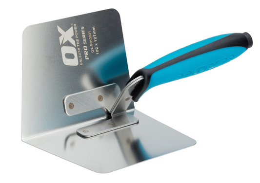 Ox Pro Internal Corner Trowel 102x127mm/4inx5in