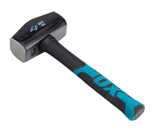 Ox Trade Fibreglass Handle Club Hammer 4lb/1.8kg