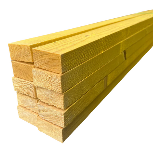 LOKARR BATTEN 25x50 YELLOW FULLY GRADED 4.8M