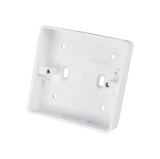 Thrion Slimline White 1G 47MM Pattress Back Box