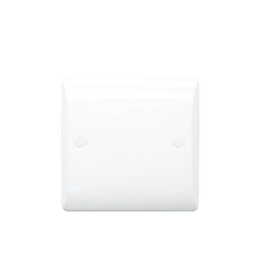 Thrion High Quality Slimline White 1G Blank Plate