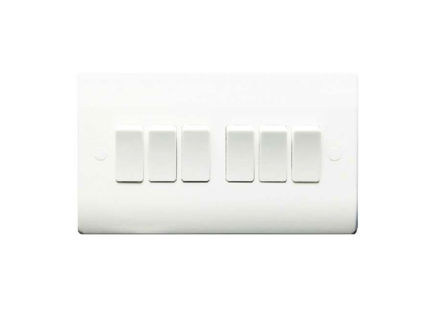 Thrion Sleek & Slim 6A Slimline 6G2Way 10AX Switch