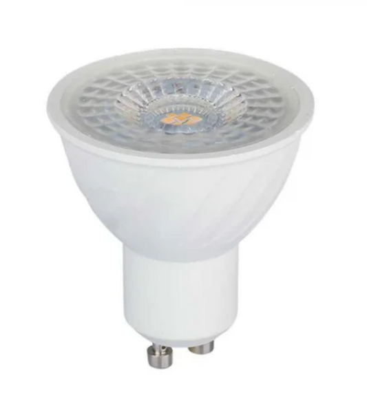 VT-247D 6.5W GU10 RIPPLE PLASTIC SPOTLIGHT 4000K