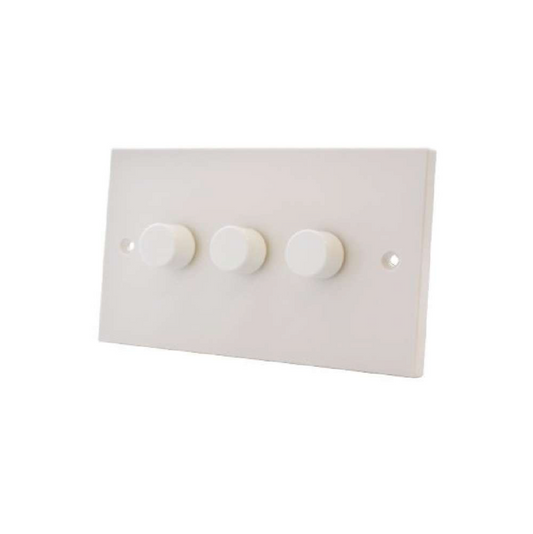 Thrion Push On/off 3G 400W Dimmer Switch White